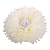 Бумажный цветок 40 см айвори+белый