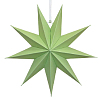 Звезда 30 см девятиконечная, салатовый