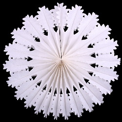 Снежинка ажурная 50 см белый