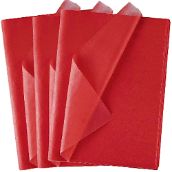 Бумага тишью односторонняя красная 76х50см, 500 листов 14г/м