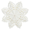 Снежинка 40 см №9, белый