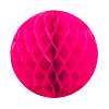 Бумажное украшение шар 40 см малиновый