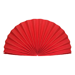 Веер-гармошка 160г/м 60 см, коралловый