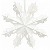Снежинка 40 см №10, белый